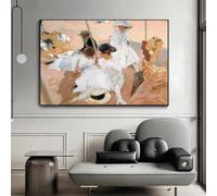 LTjiajuypd Opere di Joaqun Sorolla in spagnolo, poster e stampe, nuotatori, arte murale HD, dipinto su tela, soggiorno, decorazione per la casa, 60x80 cm, senza cornice