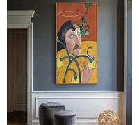 LTjiajuypd Ritratti dell'artista Paul Gauguin, opere d'arte, stampe su tela, dipinti, poster, quadri da parete per soggiorno, decorazione della casa, 40x80 cm, senza cornice.