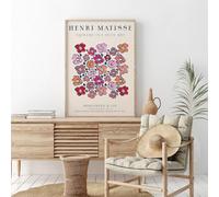 LTjiajuypd Stampa su tela del dipinto a forma di cuore di Henri Matisse, stampa minimalista su tela, per la decorazione della camera da letto (40x6 cm).