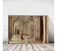LTjiajuypd Stampe su tela di quadri di architettura islamica, dipinti murali, quadri per arredamento della stanza, 50x75 cm, senza cornice. Stile vintage mozzafiato.