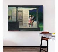 LTjiajuypd Stampe su tela, dipinti, opere d'arte classiche di Edward Hopper, ragazza estiva, paesaggio, poster, quadri, decorazioni per la casa, 50x75 cm, senza cornice