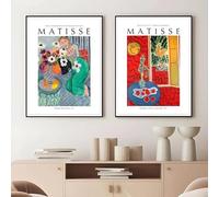 LTjiajuypd Stampe su tela Henri Matisse Poster moderno Soggiorno Bar Corridoio Arte murale Camera da letto Decorazione d'interni per la casa 60x80cm-2 pezzi senza cornice