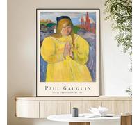 LTjiajuypd Stampe su tela moderne vintage per la decorazione della parete di casa, soggiorno, camera da letto, bar, poster di Paul Gauguin, arte HD, 70x100 cm, senza cornice.