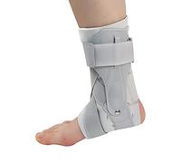 LTLCLZ 1Pcs Supporto alla Caviglia Banda Protezione Protettore Regolabile Ortesi Ortesi Stabilizzante Fascite Plantare Avvolgimento della Fascite Plantale,Grigio,L