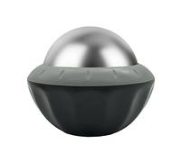 LTLCLZ 80Mm Sfera Cryo Sfera Muscolare Fitness Rullo Massaggio Freddo per Freddo E Calore Rilasciamento Mifasciale Rilasciamento del Grilletto Sfera,Grigio