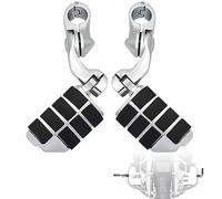 LTMOTO Pali da 3,2 cm, inclinati e regolabili per Harley Davidson Touring Road King Road Glide Street Glide Electra Glide Softail Sportster con barra da 3,2 cm, cromato