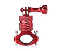 LTMSAQRS Compatibile con GoPro Supporto for Manubrio Bici in Alluminio Rotante a 360 Gradi for Action Cam Hero 13 12 11 10 9 Session(Red Color)