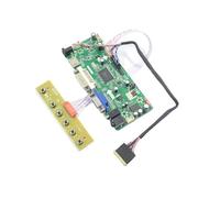 LTN156AT02 Scheda Controller Kit Driver Audio DVI VGA Compatibile HDMI Display 14/15,6" 1366X768 LVDS 1 Canale 6 Bit 40 Pin Pannello LCD, Parti Di Ricambio(Board Acrylic BOX)