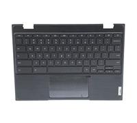 LTPRPTS Ricambio per Lenovo 100e Chromebook 2nd Gen 81MA Laptop Upper Case Palmrest Keyboard Touchpad Assembly Part 5CB0T79741 Nero