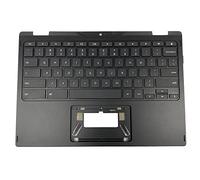 LTPRPTS Sostituzione Laptop Upper Case Palmrest Tastiera Parte per Acer Chromebook Spin CP511-2HT R752T R752TN 6B.H93N7.021 Nero