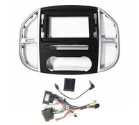 LTQSICornice Per Pannello Stereo Cornice CD Auto Per VITO 2014-2018 10.1 Pollici DVD Stereo Pannello CD Parti Interne Lettore 2 Din Unità Principale Pannello Cruscotto Rivestimento(Frame and cables)