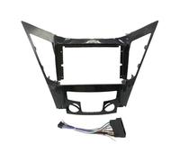 LTQSICornice Per Pannello Stereo Cornice Per Autoradio Da 9 Pollici Per Hyundai Per Sonata 8th 2011-2015 Android Stereo MP5 Player 2 Din Head Unit Dash Cover(Frame with Cable)