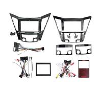 LTQSICornice Per Pannello Stereo Kit Di Installazione Per Cruscotto Stereo Con Cornice DVD Da 9 Pollici Per Hyundai Per Sonata 6 YF i40 i45 2011-2015(FrameB Cable01)