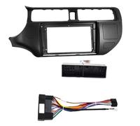 LTQSICornice Per Pannello Stereo Kit Montaggio Cruscotto Cornice Per Autoradio 9 Pollici Per KIA Per RIO 2012 Lettore Audio Stereo Automatico Pannello DVD Supporto Console Centrale(Left- cord)