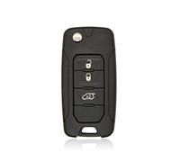 LTQSIV Auto Key Cover Key Sostituzione Guscio Chiave Pieghevole 3 Pulsanti per Jeep per Renegade 2015-2018 Copertura Alloggiamento