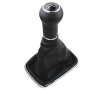 LTQSIV Cuffia Leva Pomello Cambio 5 Marce Con Cornice Nera Per VW Per Golf 4 IV MK4 GTI R32 Per Bora Per Jetta 1999-2004(6 5 Speed)