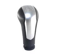 LTQSIV Per Chevrolet Per Matiz Per Spark M300 2009-2016 Pomello Del Cambio Leva Di Avvio Interruttore Maniglia Copertura Maniglia Cambio Manuale In Pelle(Silver gear knob)
