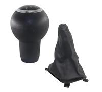 LTQSIV Per KIA Per Sportage 2007-2012 Copertura Maniglia Cambio Manuale 5 Marce Pomello Cambio Cuffia Leva Interruttore Maniglia Pelle(Black)