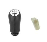 LTQSIV Per RENAULT Per Laguna Per Megane 2 MK2 II Per Clio 3 III MK3 Per Scenic 2 Pomello Del Cambio A 5 Marce Con Leva Del Cambio Con Adattatore(Black with Adapter)