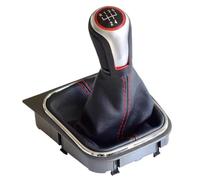 LTQSIV Per VW Per Golf 5/6 MK5/6 Per Scirocco 2009 5 6 Velocità Manuale Auto Cuffia Cambio Pomello Leva Testa Pomello Cambio(Matte-5 Speed-Boot)