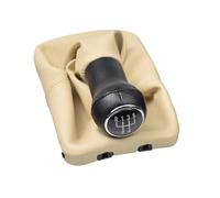 LTQSIV Pomello Del Cambio A 5 Marce In Pelle Per VW Per Beetle 1998 1999 2000 2001 2002 2003 2004 2005 2006 2007 2008 2009 2010(5 Speed Beige)