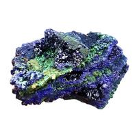 LTRAJUYNH 1 Pezzo da 20-30 g di geode di Quarzo di Malachite azzurrite, Pietra for la Ricerca didattica