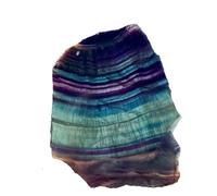 LTRAJUYNH 1 Pezzo da 400-450 g di Campione di Pietra Grezza di di Fluorite Arcobaleno