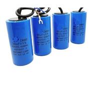 LTRAJUYNH 1pc Electronic Starter Run Capacitors CBB60 Spade Tabs 8UF 450V