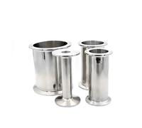 LTRAJUYNH 1pc Pipe OD 38MM Ferrule OD 50.5MM 610mm Length Tri Clamp Style Equal Straight 304 Stainless Steel Pipe