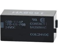 LTRAJUYNH 5pcs G6B-1114P-US 5VDC Minitype Power Relay