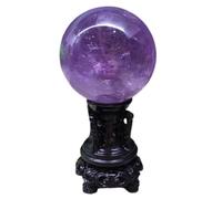 LTRAJUYNH Amethyst Crystal Ball Sphere Balls for Witchcraft And Decorative - Crystals And Stones Beginners Gift,6cm