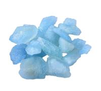LTRAJUYNH Rough Aquamarine Stones,Blue Raw Crystal Gemstones,Crystal Rock for Crystal Lovers Beginners Collectors, Crystal Gift,100g,3~5cm
