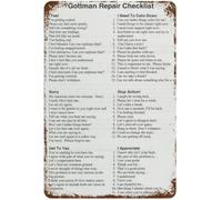 LTRAJUYNH Rustic Relationship Conversation Starter Metal Tin Sign for Marriage Counselor Private Practice Reception Room 8 X 12 inch