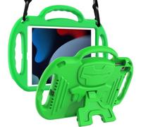 LTROP - Custodia per iPad 10.2 2019, iPad 7° generazione, custodia per bambini con tracolla, antiurto, con maniglia, per Apple iPad 10.2 pollici 7° generazione 2019 10.2" Verde Lyndee
