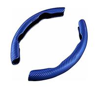 LTSRLL 2Pezzi Coprivolante Auto per Focus St-Line/Fiesta St-Line/Focus St/Fiesta St, Protezione Copertura Antiscivolo per Volante Segmentata Interni Copri Volante,B/Blue