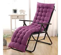 LTSRLL - Cuscino per sdraio da giardino 120x48 cm, morbido, antiscivolo, cuscino per sedia a sdraio, chaise longue, per patio, interno, sedia a dondolo, tatami, cuscino spesso per sedia reclinabile