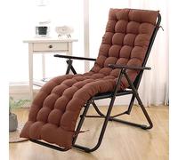 LTSRLL - Cuscino per sdraio da giardino 155x48cm, morbido, antiscivolo, cuscino per sedia a sdraio, per patio, chaise longue, sedia relax, per interni, sedia a dondolo, tatami, cuscino spesso per