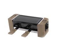 LTTLE BALANCE 8763 Happy Connect 2 Meuuuh…!, Raschietto per 1 o 2 persone, assemblaggio in serie di 3 dispositivi possibile, senza PFAS, antiaderente, 320 W, noce moscata