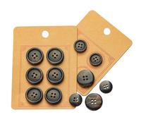 LTWHOME INOTIONSTYLE - Set di bottoni a 4 fori, 15/20 mm, per abito da uomo, 30 pezzi, IDD05232K
