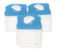 LTWHOME Spugna filtrante adatta per Eheim Pro 4 Professional 4 250, 250T, 350, 350T, 600 e Pro 4e 350 (3 blu + 12 bianco)