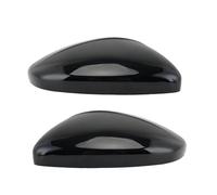 LTXCNI Alloggiamento dello Specchio Accessori Auto Copri Specchietti Retrovisori Laterali Tappi Nero Lucido per Citroen C3 2016 2017 2018 2019 2020 2021 2022 2023 Calotte specchietti(Left And Right)
