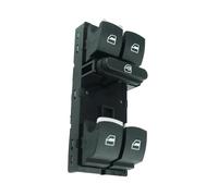 LTXCNI Pulsante di Comando Principale per Alzacristalli Elettrici per VW per Golf MK5 2003-2009 5ND959857 1K4959857 Pulsantiera Finestra(Chrome)