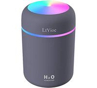 LtYioe - Mini umidificatore da scrivania per auto, ufficio, camera da letto, ecc. Spegnimento automatico, 2 modalità di nebbia, super silenzioso (blu navy)