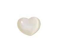 LTYKNGH Pietre Decorative per Acquari 3 Pezzi di Cristallo Rolling Stone Arcobaleno Colore Cuore Campione Cymophane Acquario Serbatoio Pesce Decorazioni for la casa minerali(White)