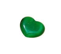 LTYKNGH Pietre Decorative per Acquari 3 Pezzi di Cristallo Rolling Stone Arcobaleno Colore Cuore Campione Cymophane Acquario Serbatoio Pesce Decorazioni for la casa minerali(Green)