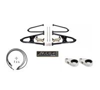 Ltz 400 KFX 05-08 A Braccia +3 +0 Chromoly Fully Regolabile Tubi Freno Alba