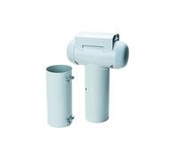 ESALATORE A TEE TELESCOPICO SMALTATO BIANCO ø130 LU.P.S. S.R.L.
