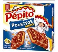 LU PEPITO - Pepito Pockitos barrette cioccolato latte 162 g - 4 pezzi
