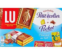 LU Piccoli scolari con cioccolato al latte, 250 g, 7 pezzi