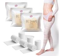 Lua Body Kit 3 Bende drenanti contro gli intestetismi della cellulite, anticellulite, bendaggi per gambe slim cell rassodanti tonificante, Made in Italy, con centella carnitina caffeina
